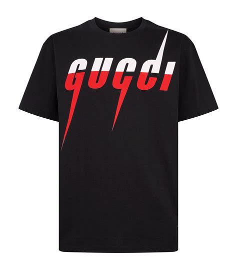 men's gucci black t shirt|gucci t shirt price men.